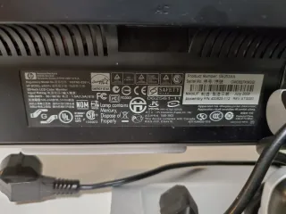 Monitor HP w2007v Negro/Plateado