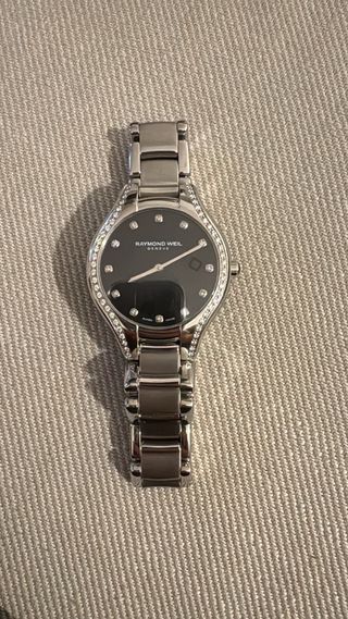 Reloj Raymond Weil Noemia Diamantes Negro