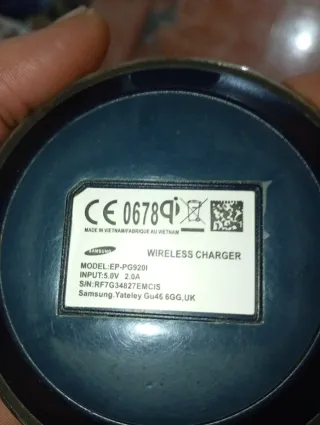 Cargador Inalámbrico Samsung