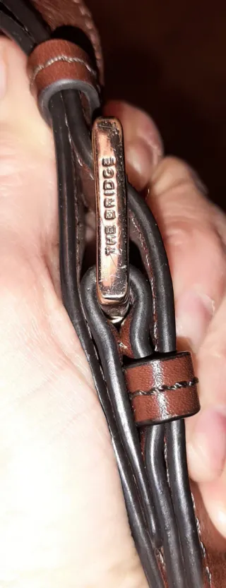 Borsa a spalla The Bridge marrone