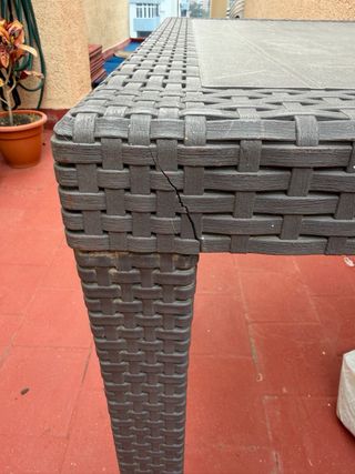 Conjunto Mesa y Sillas Jardín Exterior