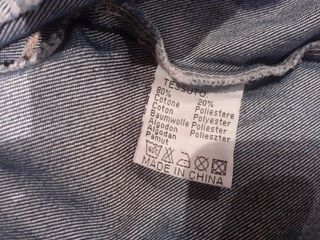 Chaqueta tejana azul Talla S