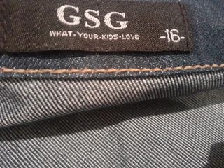 Chaqueta tejana azul Talla S