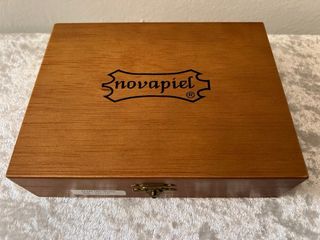 Cartera Billetero Piel Negro y Marrón