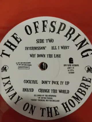 The Offspring Ixnay On The Hombre Punk Rock Vinilo
