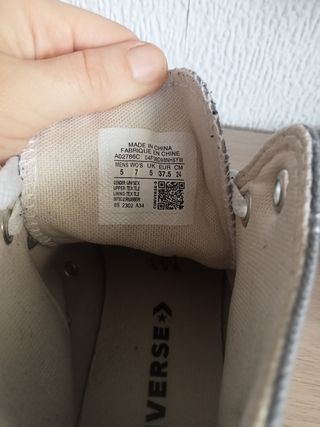 Zapatillas Converse grises