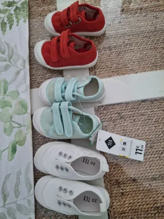 Zapatillas lona bebé