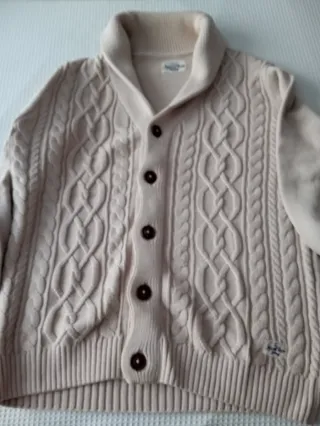 Zara Man Jersey Blanco