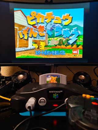 Cartuccia di gioco Pikachu Genki Dechu per N64