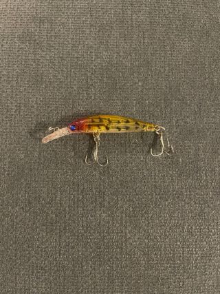 Amostra De Pesca Crankbait M Amarela