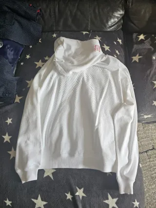 Sudadera Calvin Klein Jeans Blanca Talla M