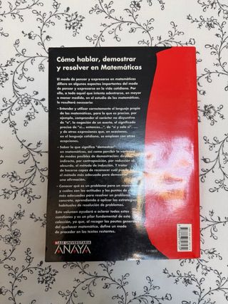 Cómo hablar, demostrar y resolver en Matemáticas