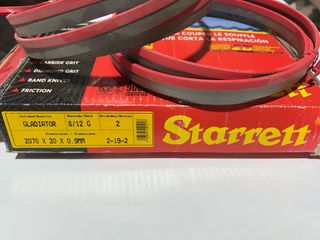 Juego 2 uds Sierra Cinta Bimetal Starrett Gladiato