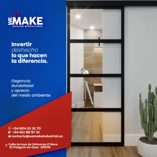 Puerta corredera cristalera