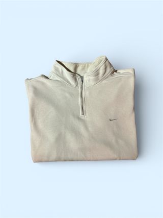 Felpa Nike Vintage 1/4 zip beige XL