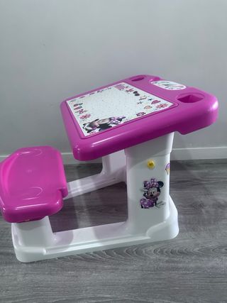 Escritorio Infantil Minnie Mouse Rosa