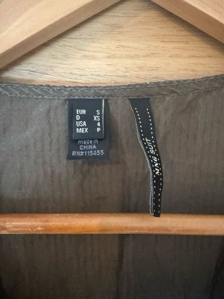 Camiseta verde oliva talla S