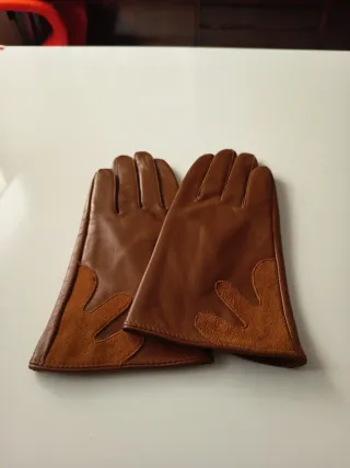 Guantes de piel señora