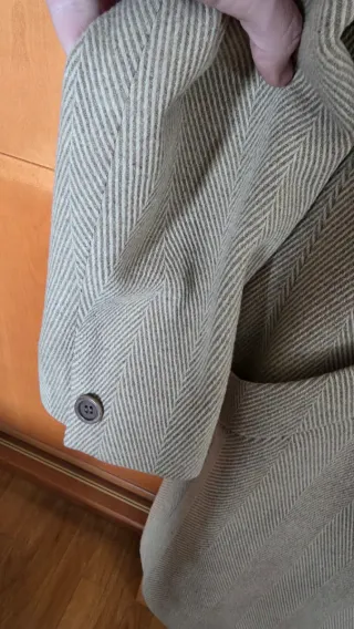 Abrigo Caramelo Talla 54 Beige