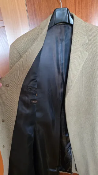 Abrigo Caramelo Talla 54 Beige