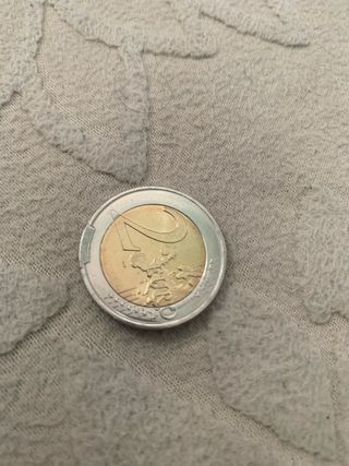 Moneta 2 Euro con errore di conio