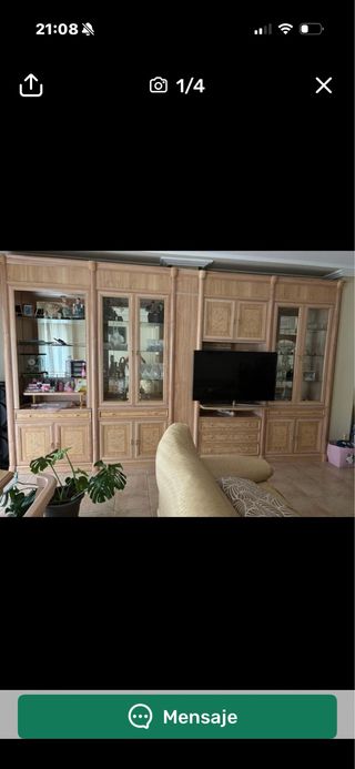 Mueble de salón modular madera