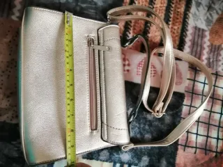 Borsa a tracolla color oro