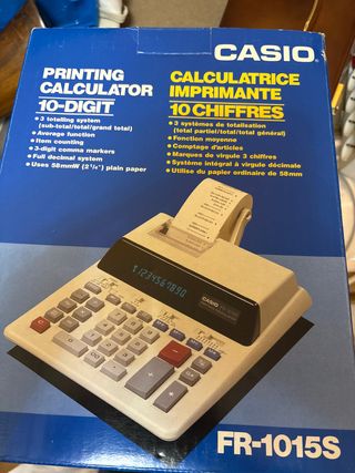 Calculadora Impresora Casio FR-1015S