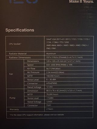 Cooler Master Masterliquid Lite 120