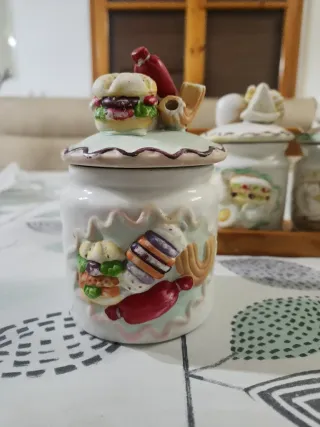 Set 3 Tarros Cocina Madera