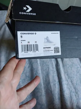 Zapatillas Converse Plataforma Brillantes