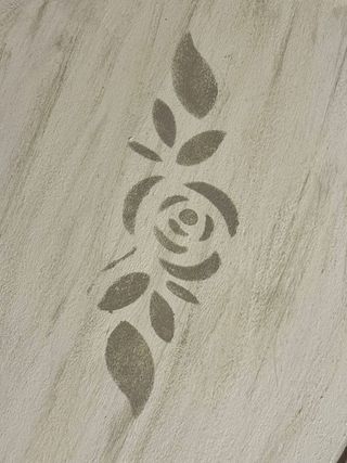 Vassoio ovale in legno Shabby Chic