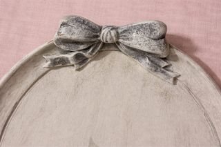 Vassoio ovale in legno Shabby Chic