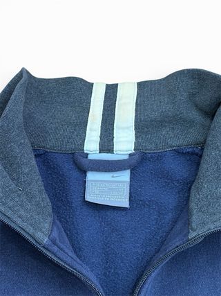 Casaco Nike Vintage Azul e Cinza Tamanho XL