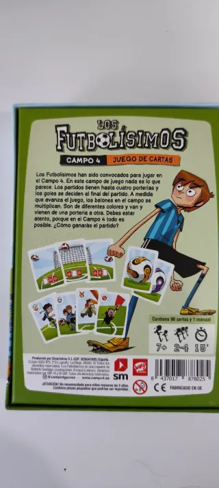 Juego de cartas Los Futbolísimos Campo 4
