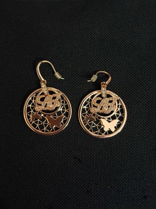 Orecchini Liu Jo dorati con farfalle