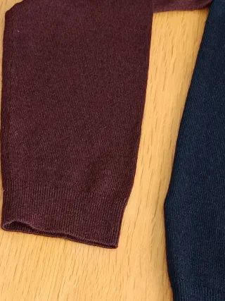 Jersey Banana Republic azul y morado