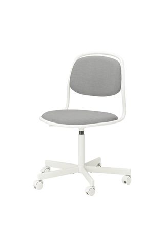 Silla giratoria Ikea ÖRFJÄLL gris/blanca