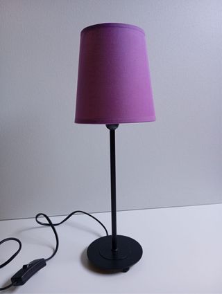 Lámpara morada y negra 45cm
