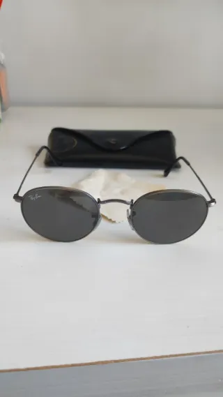 Gafas Ray Ban Round Metal Grises/Plata originales