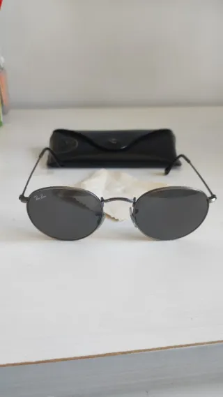 Gafas Ray Ban Round Metal Grises/Plata originales