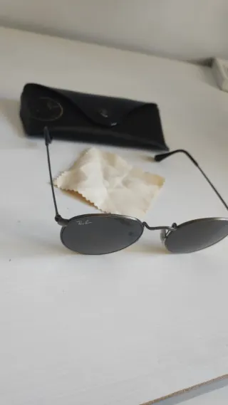 Gafas Ray Ban Round Metal Grises/Plata originales