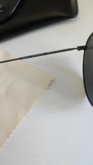 Gafas Ray Ban Round Metal Grises/Plata originales