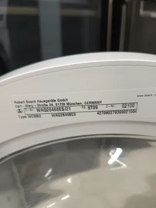 Lavadora Bosch Avantixx 8 kg