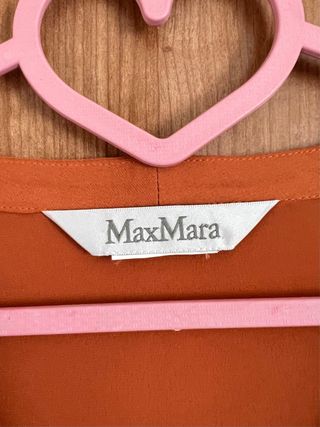 Blusa Max Mara Naranja Terracota
