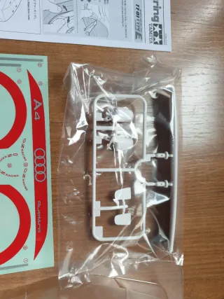 Carrocería Audi A4 quattro Tamiya TT01