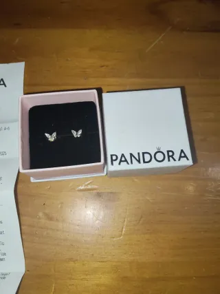 Pendientes Pandora Mariposa Brillantes