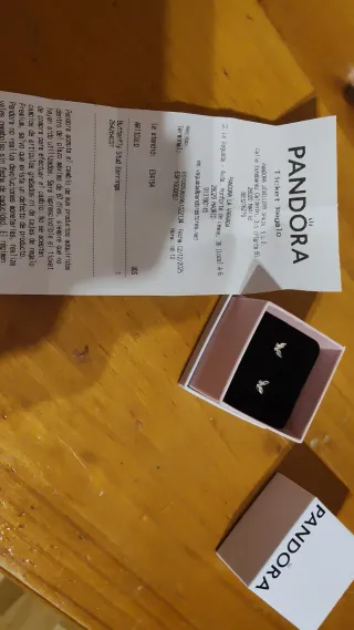 Pendientes Pandora Mariposa Brillantes