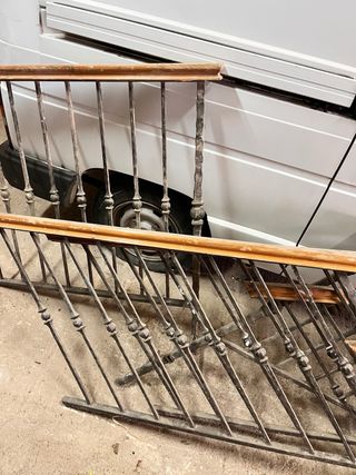 Barandillas forja y madera