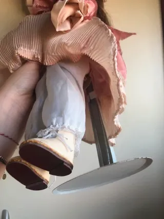 Bambola porcellana vintage decorativa